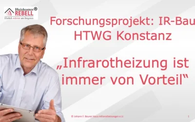 Studien: Infrarotheizung immer von Vorteil