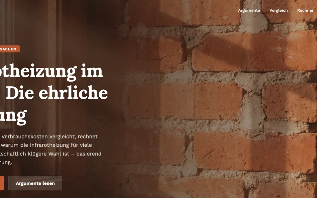 Finanzen: Wärmepumpe oder Infrarot