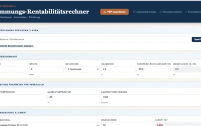 Dämmung: Ersparnis berechnen